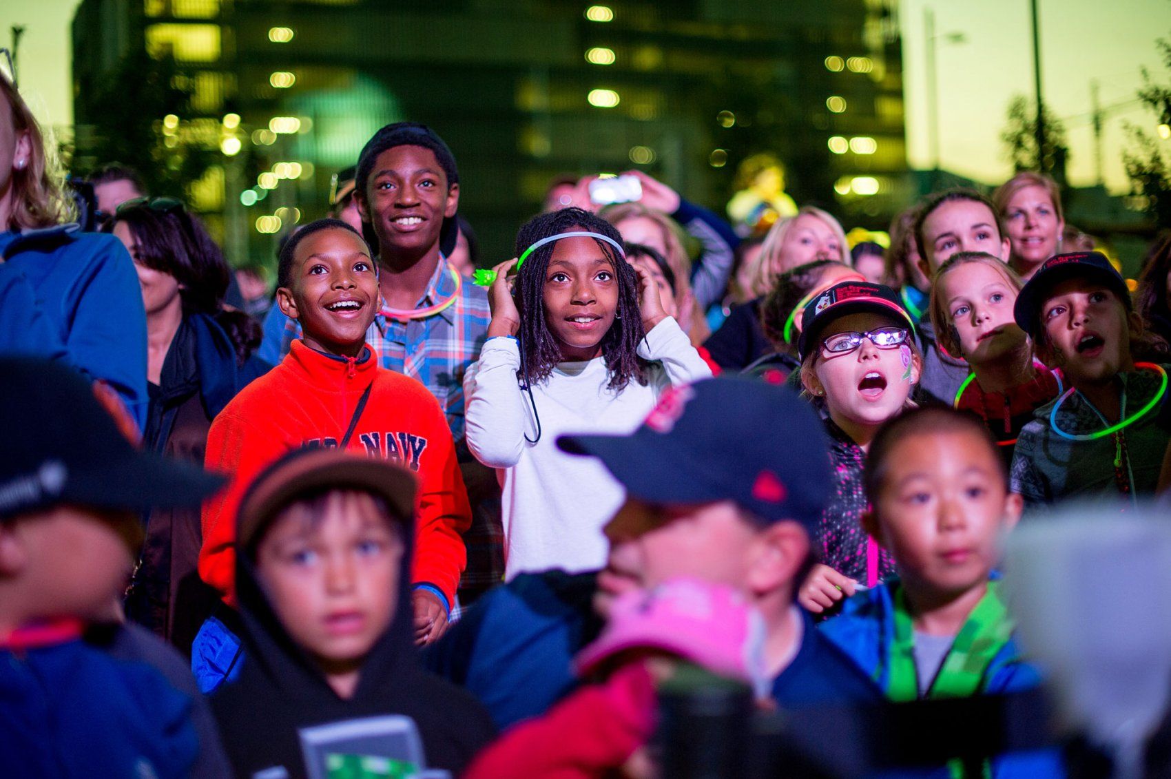 crowd at the Lights On Festival