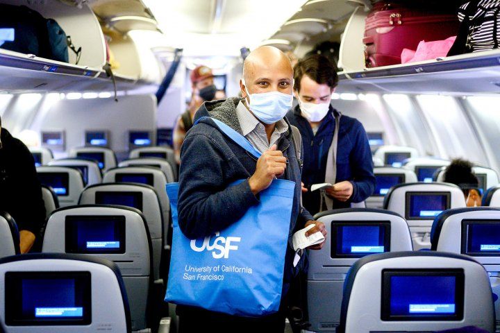 Sriram Shamasunder boards finds a seat on a plane