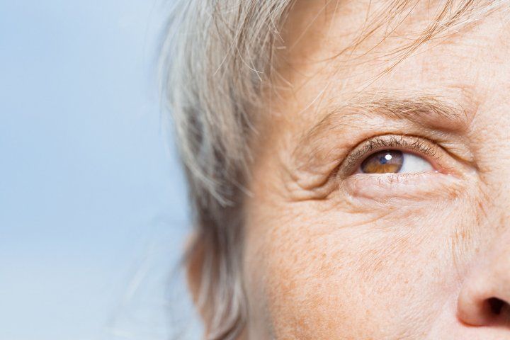 closeup of a woman's face