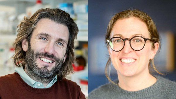 A side-by-side photo showing headshots of the 2026 Bowes Award recipients Daniele Canzio and Balyn Zaro.