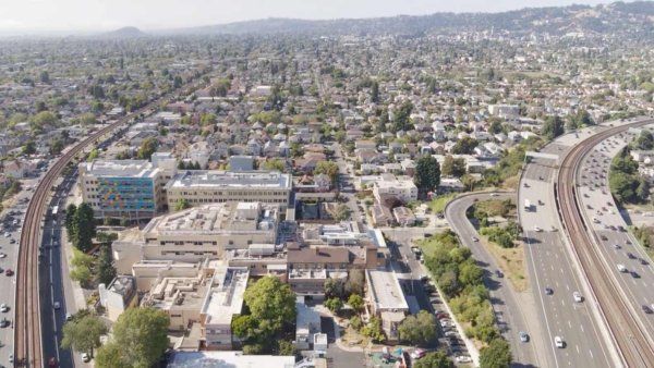 A bird's eye view of the East Bay.