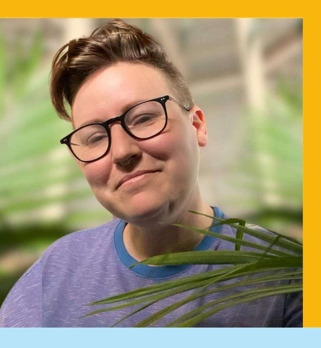 Nick poses amid arboreal